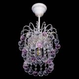 Люстра Зима шар розовая (белая патина)  в Саратове