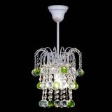 Люстра Зима шар зеленая (белая патина)  в Саратове