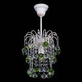 Люстра Зима шар зеленая (белая патина)  в Саратове