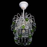 Люстра Зима шар зеленая (белая патина)  в Саратове