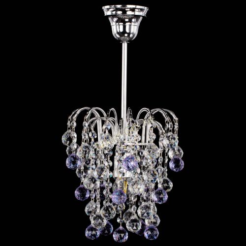 Люстра Зима шар фиолетовая в Саратове Гусь Хрустальный