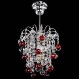 Люстра Зима шар красная в Саратове