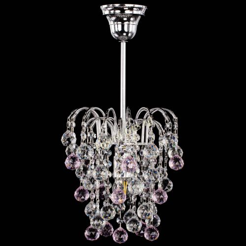 Люстра Зима шар розовая в Саратове Гусь Хрустальный