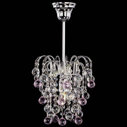 Люстра Зима шар розовая в Саратове Гусь Хрустальный