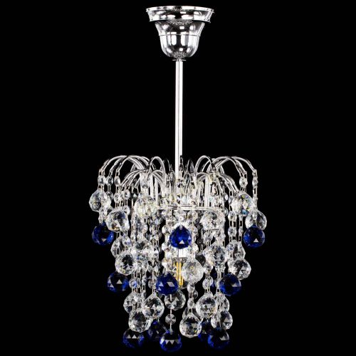 Люстра Зима шар синяя в Саратове Гусь Хрустальный