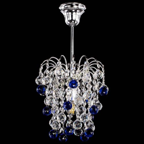 Люстра Зима шар синяя в Саратове Гусь Хрустальный