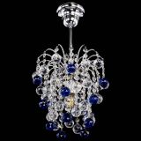 Люстра Зима шар синяя в Саратове