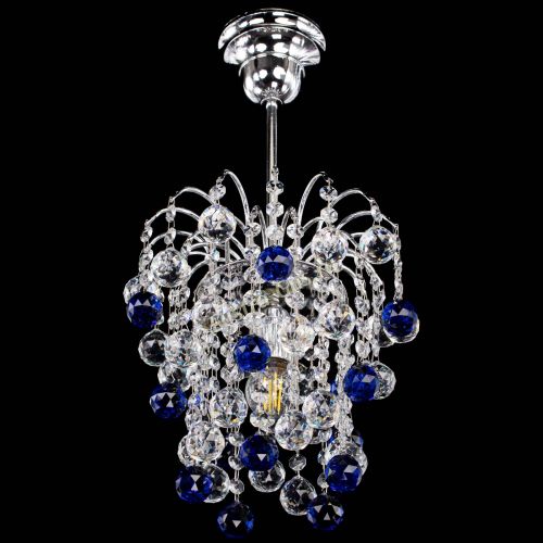 Люстра Зима шар синяя в Саратове Гусь Хрустальный