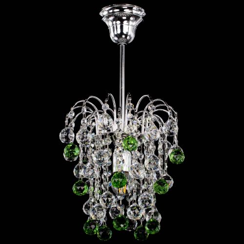 Люстра Зима зеленая в Саратове Гусь Хрустальный