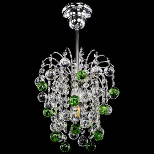 Люстра Зима зеленая в Саратове Гусь Хрустальный