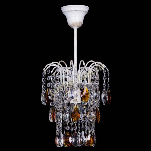 Люстра Зима журавлик чайная (белая патина) в Саратове Гусь Хрустальный