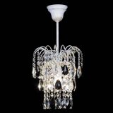 Люстра Зима журавлик черная (белая патина) в Саратове