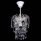 Люстра Зима журавлик черная (белая патина) в Саратове