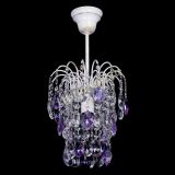 Люстра Зима журавлик фиолетовая (белая патина) в Саратове