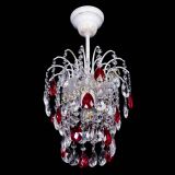 Люстра Зима журавлик красная (белая патина) в Саратове