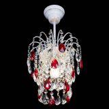 Люстра Зима журавлик красная (белая патина) в Саратове