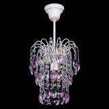 Люстра Зима журавлик розовая (белая патина) в Саратове