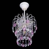 Люстра Зима журавлик розовая (белая патина) в Саратове