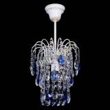 Люстра Зима журавлик синяя (белая патина) в Саратове