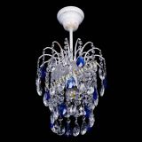 Люстра Зима журавлик синяя (белая патина) в Саратове