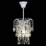 Люстра Зима журавлик зеленая (белая патина) в Саратове