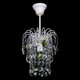 Люстра Зима журавлик зеленая (белая патина) в Саратове