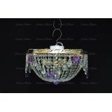Люстра Анжелика журавлик фиолетовая в Саратове