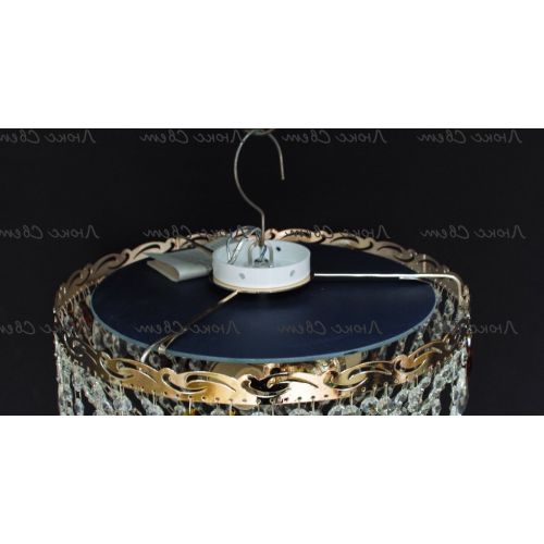 Люстра Анжелика журавлик зеленая в Саратове Гусь Хрустальный