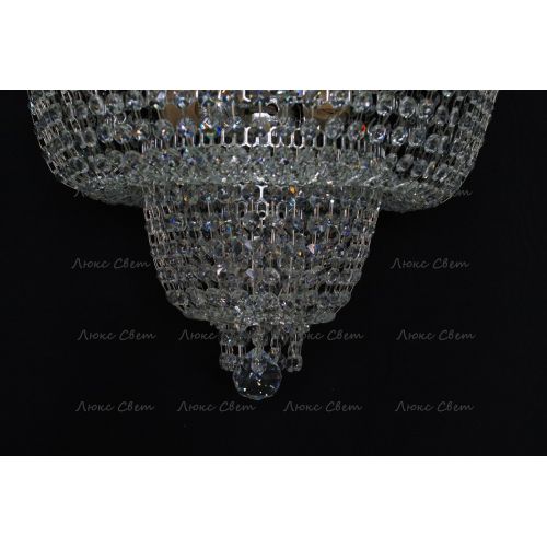 Люстра Анжелика Куколка, цвет фурнитуры: серебро Гусь Хрустальный