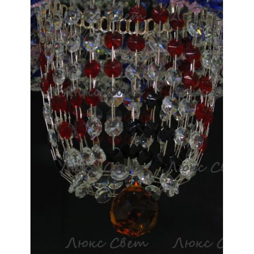 Люстра Водопад Колор 80 см в Саратове Гусь Хрустальный