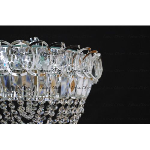 Люстра Катерина Водоворот 1 лампа в Саратове Гусь Хрустальный