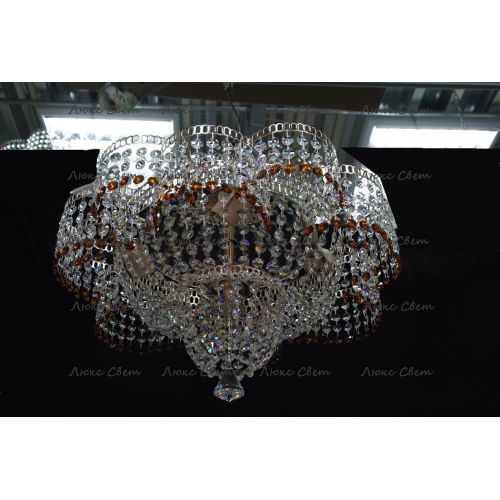 Люстра Лотос чайная в Саратове Гусь Хрустальный