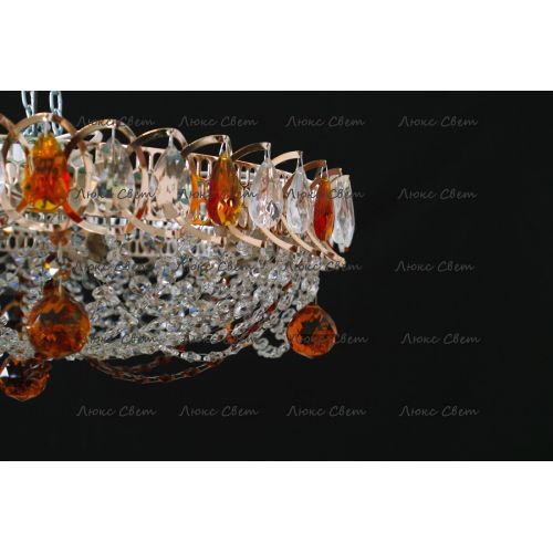 Люстра Водоворот Роза чайная в Саратове Гусь Хрустальный