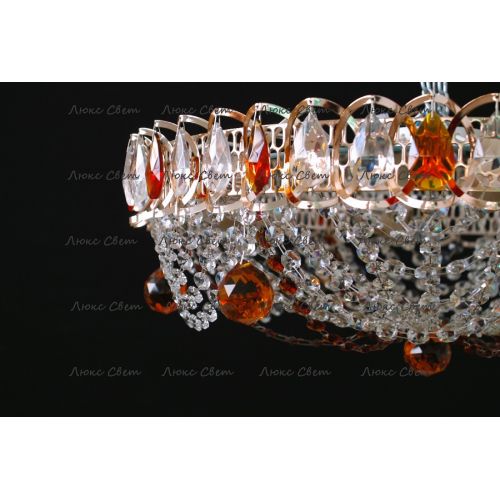 Люстра Водоворот Роза чайная в Саратове Гусь Хрустальный