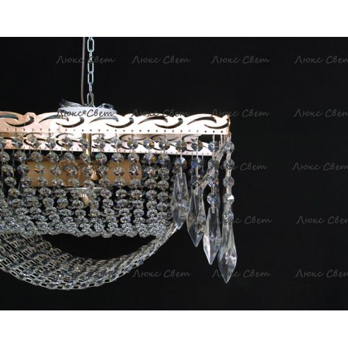 Люстра Квадрат Перо в Саратове Гусь Хрустальный