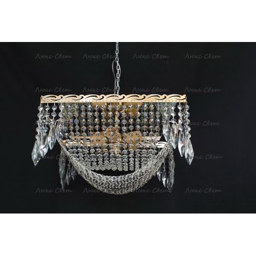Люстра Квадрат Перо в Саратове Гусь Хрустальный