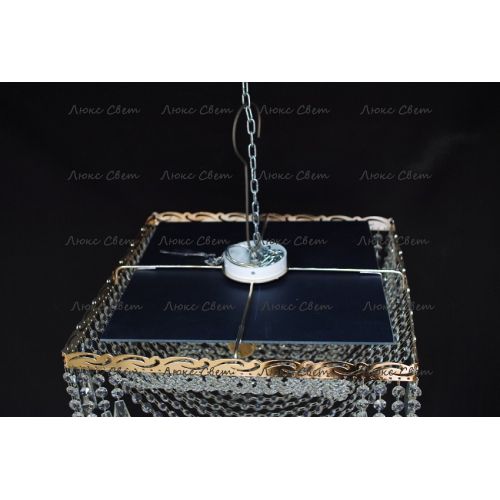 Люстра Квадрат Перо в Саратове Гусь Хрустальный