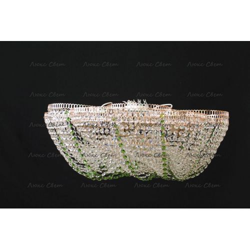 Люстра Лотос  Елена цветная № 1 в Саратове Гусь Хрустальный