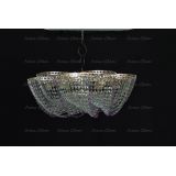 Люстра Лотос Елена сиреневая в Саратове