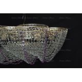 Люстра Лотос Елена сиреневая в Саратове