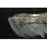 Люстра Лотос Елена сиреневая в Саратове