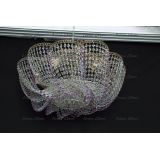 Люстра Лотос Елена сиреневая в Саратове