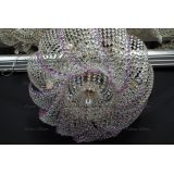 Люстра Лотос Елена сиреневая в Саратове