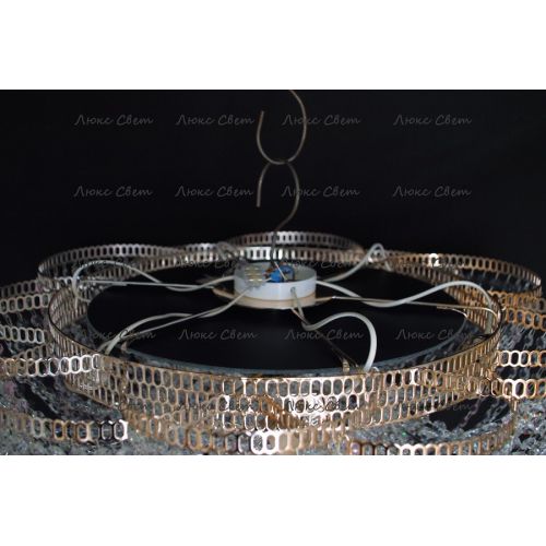 Люстра Лотос Елена розовая в Саратове Гусь Хрустальный