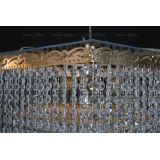 Люстра Квадрат гамма дубик длинная в Саратове