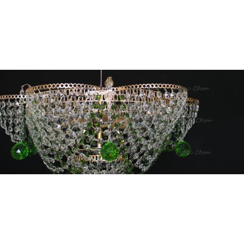 Люстра Ромашка Аленка цветная в Саратове Гусь Хрустальный