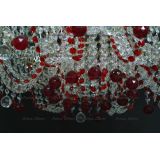 Люстра Водоворот Мария красная  в Саратове