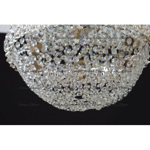 Люстра Водоворот Сетка Обтикон в Саратове Гусь Хрустальный