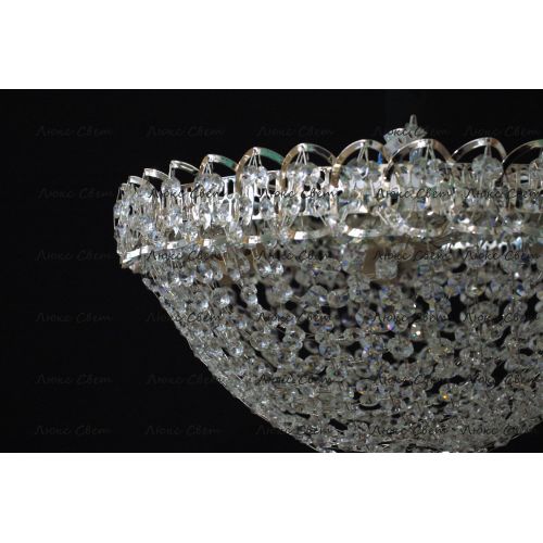 Люстра Водоворот Сетка Обтикон в Саратове Гусь Хрустальный