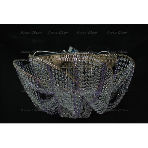 Люстра Космос № 2 фиолетовая в Саратове Гусь Хрустальный